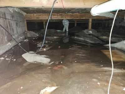 Attic Crawl Space Cleaning